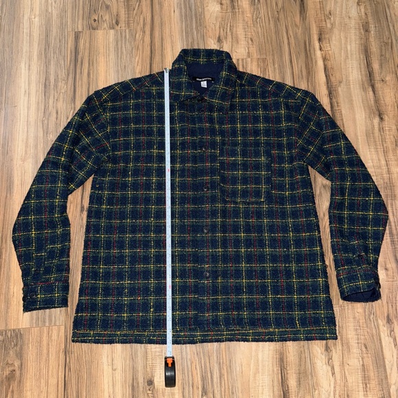 Urban Outfitters Multicolor Plaid Long Sleeve Button Down Shirt Jacket - Picture 2 of 5
